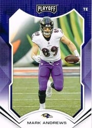 2021 Panini Playoff Base Set Mark Andrews #27 card