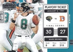 2021 Panini Contenders Playoff Tickets Mark Brunell #PLT-MBR card