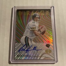 2021 Panini Illusions Mirage Ink Mark Brunell #MI-MB card