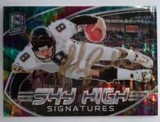 2022 Panini Spectra Sky High Signatures Mark Brunell #SKS-MBR card