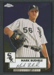 2021 Topps Chrome Platinum Anniversary Base Set Mark Buehrle #542 card