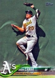 2018 Topps Update Base Set Mark Canha #US239 card