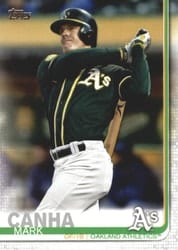 2019 Topps Base Set Mark Canha #612 card