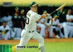 2020 Stadium Club Base Set Mark Canha #37 card