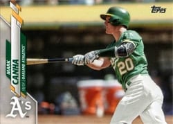 2020 Topps Base Set Mark Canha #474 card