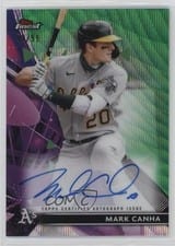 2021 Topps Finest Autographs Mark Canha #FA-MCA card
