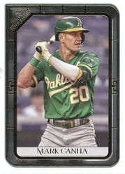 2021 Topps Gallery Base Set Mark Canha #166 card