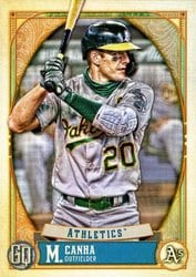 2021 Topps Gypsy Queen Base Set Mark Canha #136 card
