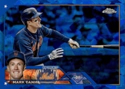 2023 Topps Chrome Sapphire Edition Base Set Mark Canha #329 card