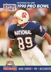 1990 Pro Set Base Set Mark Carrier #384 card