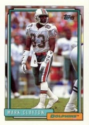 1992 Topps Base Set Mark Clayton #120 card
