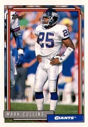 1992 Topps Base Set Mark Collins #366 card