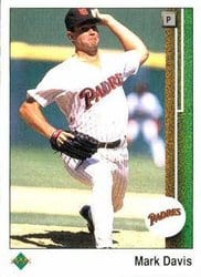 1989 Upper Deck Base Set Mark Davis #268 card