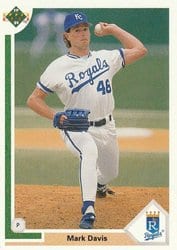 1991 Upper Deck Base Set Mark Davis #589 card