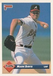 1993 Donruss Base Set Mark Davis #52 card