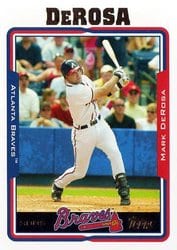 2005 Topps Base Set Mark DeRosa #72 card