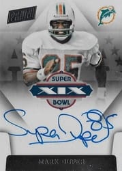 2019 Panini Chronicles Super Bowl Signatures Mark Duper #SBXIX-MD card
