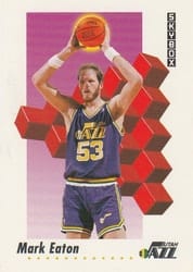 1991-92 SkyBox Base Set Mark Eaton #279 card