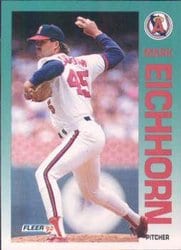 1992 Fleer Base Set Mark Eichhorn #55 card