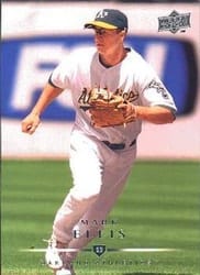 2008 Upper Deck Base Set Mark Ellis #28 card