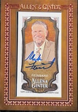 2024 Topps Allen & Ginter X Framed Mini Non-Baseball Autographs Mark Feinsand #MA-MF card