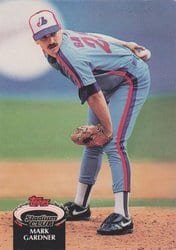 1992 Stadium Club Base Set Mark Gardner #42 card