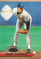 1993 Stadium Club Base Set Mark Gardner #159 card