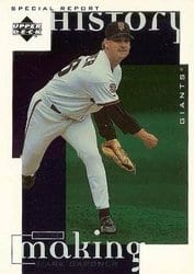 1998 Upper Deck Base Set Mark Gardner #4 card
