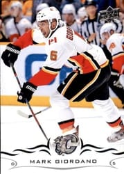 2018-19 Upper Deck Base Set Mark Giordano #281 card