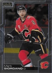 2020-21 O-Pee-Chee Platinum Base Set Mark Giordano #36 card