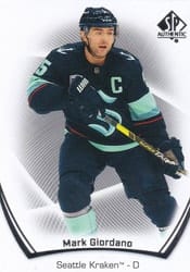 2021-22 SP Authentic Base Set Mark Giordano #85 card