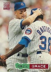 1994 Stadium Club Base Set Mark Grace #403 card
