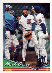 1994 Topps Base Set Mark Grace #360 card