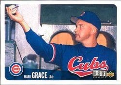1996 Collector's Choice Base Set Mark Grace #80 card