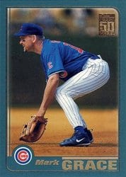 2001 Topps Base Set Mark Grace #320 card