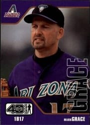 2002 Upper Deck 40-Man Base Set Mark Grace #645 card