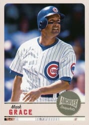 2019 Topps Archives Snapshots Base Set Mark Grace #AS-MG card