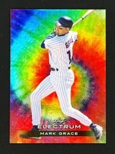 2024 Leaf Electrum Baseball Base Set Mark Grace #46 card
