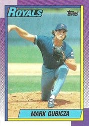 1990 Topps Base Set Mark Gubicza #20 card