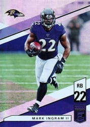 2019 Donruss Elite Base Set Mark Ingram II #54 card