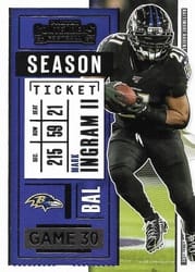2020 Panini Contenders Base Set Mark Ingram II #94 card