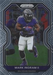 2020 Panini Prizm Base Set Mark Ingram II #39 card