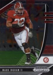 2020 Panini Prizm Draft Picks Base Set Mark Ingram II #67 card