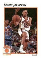 1991-92 Hoops Base Set Mark Jackson #141 card