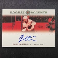 2022-23 Upper Deck Ultimate Collection Rookie Accents Mark Kastelic #RA-MK card
