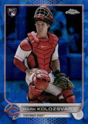 2022 Topps Chrome Sapphire Edition Base Set Mark Kolozsvary #536 card