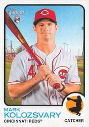 2022 Topps Heritage Base Set Mark Kolozsvary #511 card