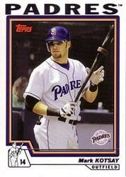 2004 Topps Base Set Mark Kotsay #3 card