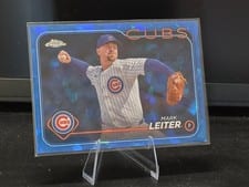2024 Topps Chrome Update Sapphire Edition Base Set Mark Leiter #USCS278 card
