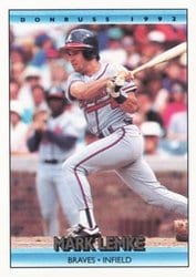 1992 Donruss Base Set Mark Lemke #606 card